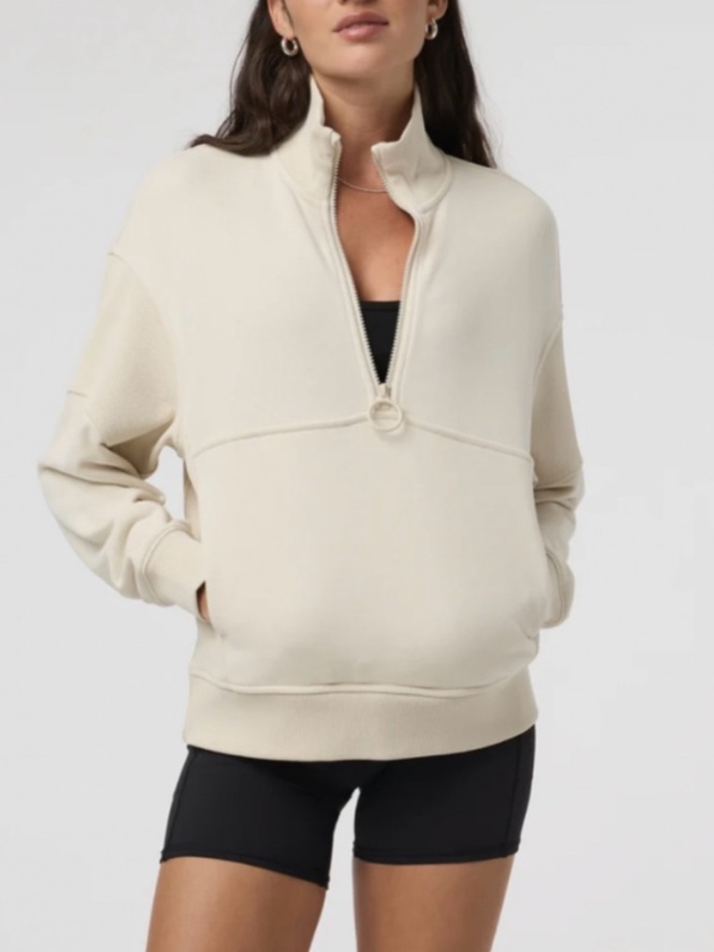 Vuori Sedona Rib Half Zip Sweatshirt Size Medium